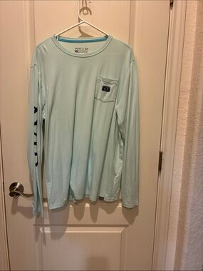 AVID Outdoors Men’s Long-Sleeve Pocket Tee - Mint